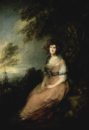 Thomas Gainsborough Portrait of Mrs France oil painting art